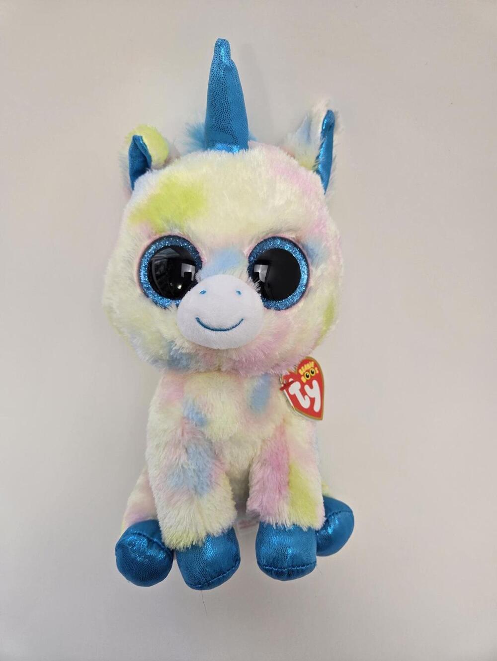 Ty Beanie Boo “Blitz” the Multi Coloured Unicorn (Larger 9 inch)